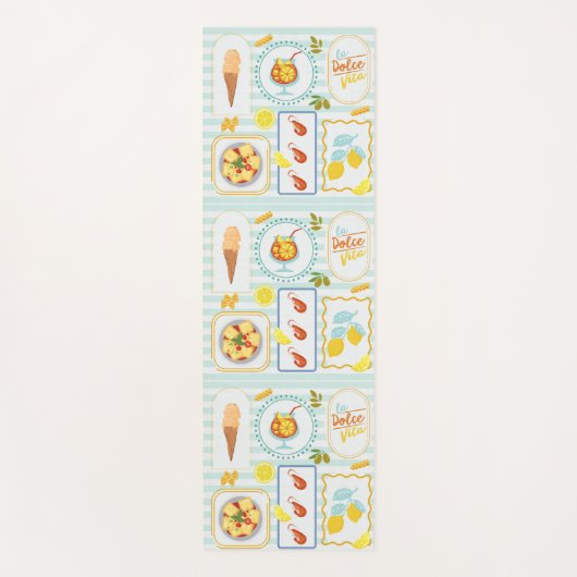 サマー地中海のビベス ヨガマット (正面)