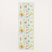 サマー地中海のビベス ヨガマット (裏面)