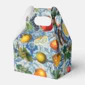 サマー地中海のフルーツ&ブルーホワイトモザイクFAV フェイバーボックス (裏面サイド)