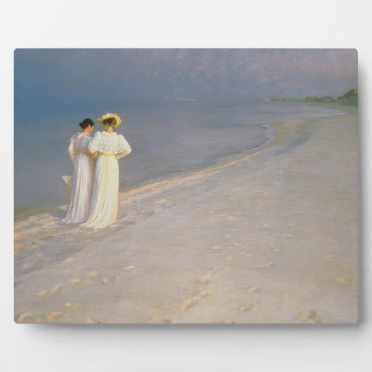 サマー夕べオンザスカーゲンサザンビーチ フォトプラーク (正面)