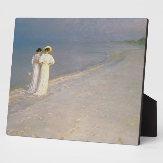 サマー夕べオンザスカーゲンサザンビーチ フォトプラーク (側面)