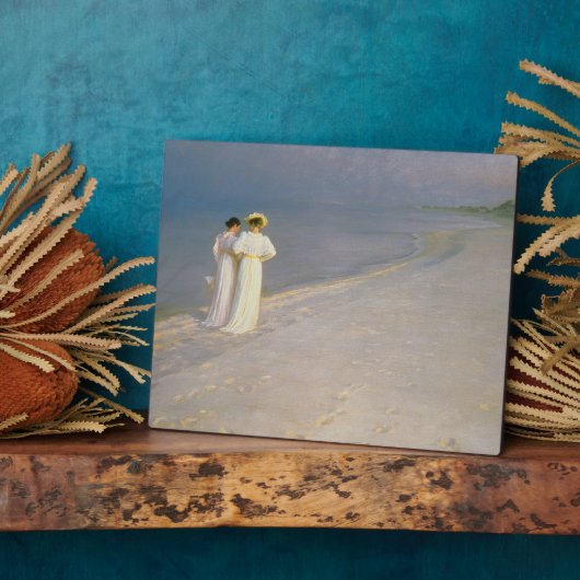 サマー夕べオンザスカーゲンサザンビーチ フォトプラーク (側面)