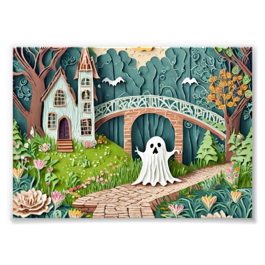 サマー幽霊ハント フォトプリント            (正面)