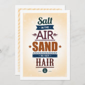 サマー引用文招待状 招待状 (正面/裏面)