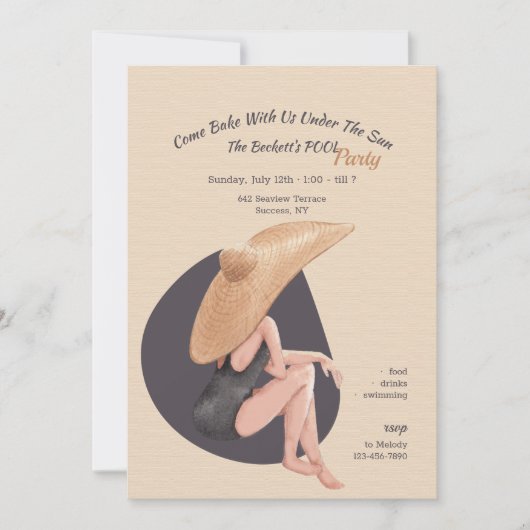 サマー感じズ 招待状 (正面)