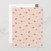 サマー抽象芸術スイミングレーンズプール シーズンポストカード (正面/裏面)