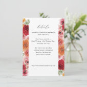 サマー数々のカラー花模様詳細 エンクロージャーカード (スタンド正面)
