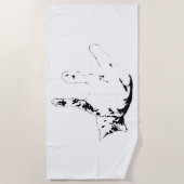 サマー昼寝ビベス ビーチタオル (正面)