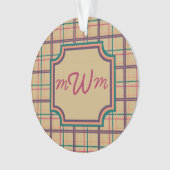 サマー格子状アクリルオーナメント オーナメント (正面)