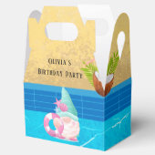 サマー格言プールバースデーパーティー フェイバーボックス (オープン)