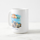 サマー格言マグ コーヒーマグカップ (正面左)