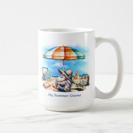 サマー格言マグ コーヒーマグカップ (右)