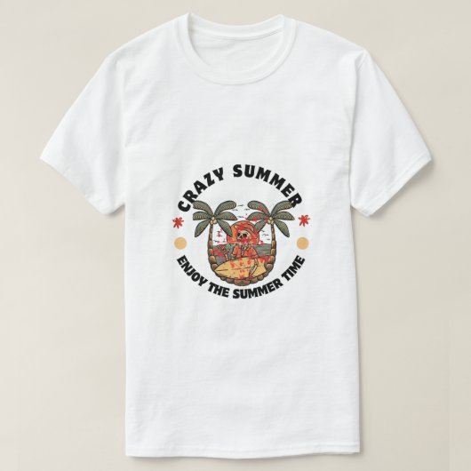 サマー熱狂するビベス Tシャツ (デザイン正面)