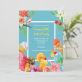 サマー祝招待状 招待状 (スタンド正面)