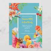 サマー祝招待状 招待状 (正面/裏面)