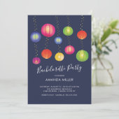 サマー紙ランタンバチェロレッテ招待状 招待状 (スタンド正面)