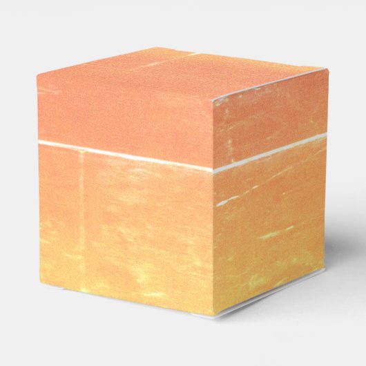 サマー素朴カジュアルイエローピーチ結婚ズ フェイバーボックス (裏面サイド)