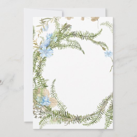 サマー素朴シダリースウェディングシャワー (裏面)