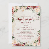 サマー素朴フローラブリーズメイドブランチ 招待状 (正面)