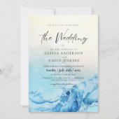 サマー結婚ズ海ブルー結婚ズ 招待状 (正面)