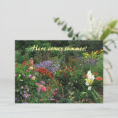 サマー至ガーデンパーティの招待状 招待状 (スタンド正面)