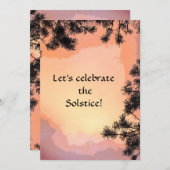 サマー至パーティの招待状 招待状 (正面/裏面)