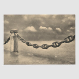 サマー航海のビーチフロントセピアブラウンウォーター色 薄葉紙