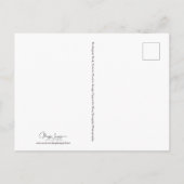 サマー航海のビーチフロントブルートレンディー ポストカード (裏面)