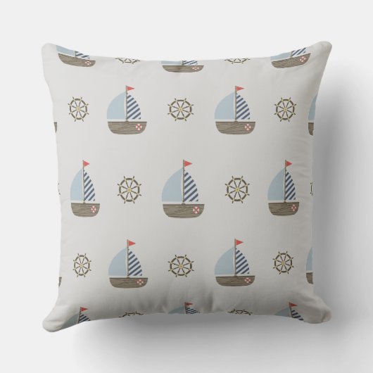 サマー航海のメモリーズビーチ海装飾用クッション クッション (裏面)