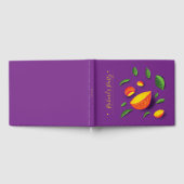 サマー芸術的フルーツレモンハンドドロー絵画ズ ゲストブック (全面)