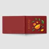 サマー芸術的フルーツレモンハンドドロー絵画ズ ゲストブック (全面)