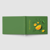 サマー芸術的フルーツレモンハンドドロー絵画ズ ゲストブック (全面)