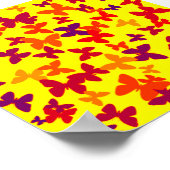 サマー蝶プリント ポスター (角)