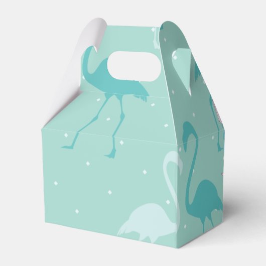 サマー誕生日プールパーティー パーソナライズされた フェイバーボックス (裏面サイド)