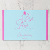 サマー誕生日マーメイド25紙ランチョンマット ペーパーパッド (正面)