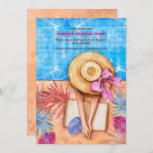 サマー読招待状 招待状 (正面/裏面)