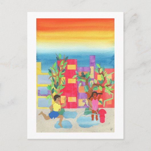 サマー通りおもしろい ポストカード (正面)