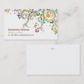 サマー開花ママ通話カード コーリングカード (正面/裏面)