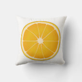 サマー鮮やかオレンジホームデコール クッション (裏面)