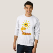 サマー鮮やかサンシャインデザイン スウェットシャツ (正面フル)