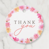 サマー鮮やかフローラワイルドフラワーありがとう フェイバータグ (正面)