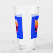 サマー1980sビーチレトロVibe タンブラーグラス (左)