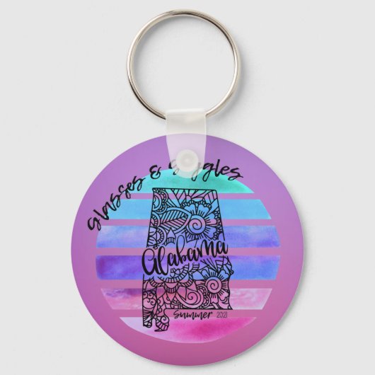 サマー2021バマキーチェーン キーホルダー (正面)