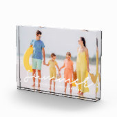 サマー20XXファミリーバケーションモダンシンプル フォトブロック (右)