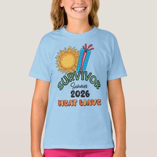 サマー26ヒートウェーブ ガールズTシャツ Tシャツ (正面)