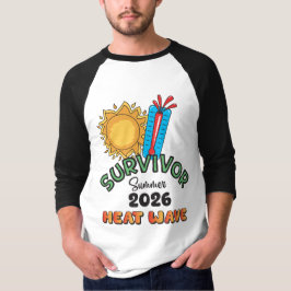 サマー26ヒートウェーブ メンズ3/4スリーブ リンガーTシャツ Tシャツ