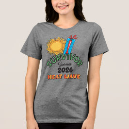 サマー26ヒートウェーブ 女性トリブレンドTシャツ トライブレンドＴシャツ