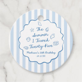 サマー・アイ・ターンド・トゥエンティ・ファイブ 25歳の誕生日パーティー フェイバータグ