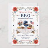 サマー アメリカーナ メモリアルデイ BBQ インビテーション (正面)