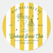 サマー・カクテル・クラブ | ブライズ ラウンドシール (正面)